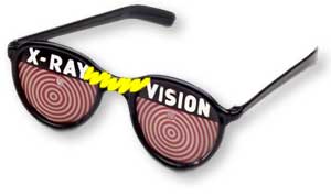 xray vision helps find what you want!